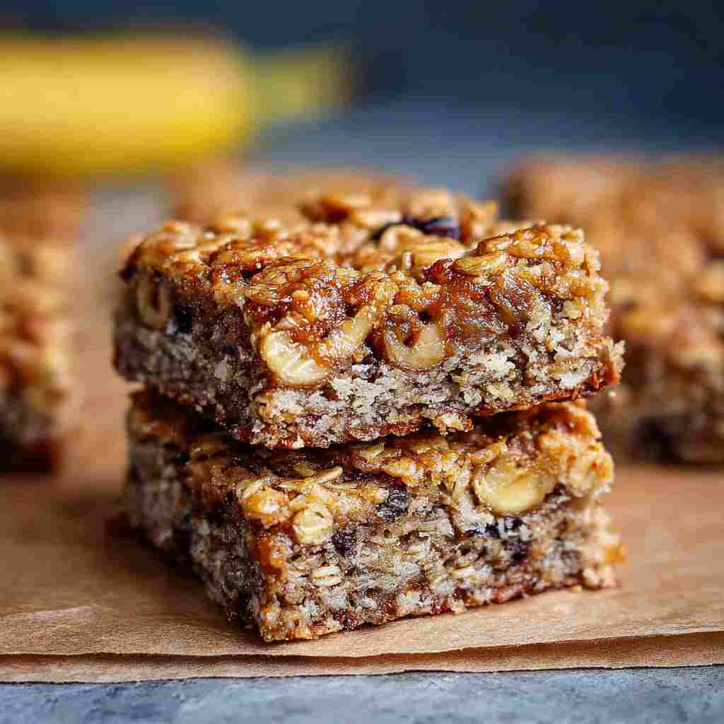 Banana Oatmeal Bars