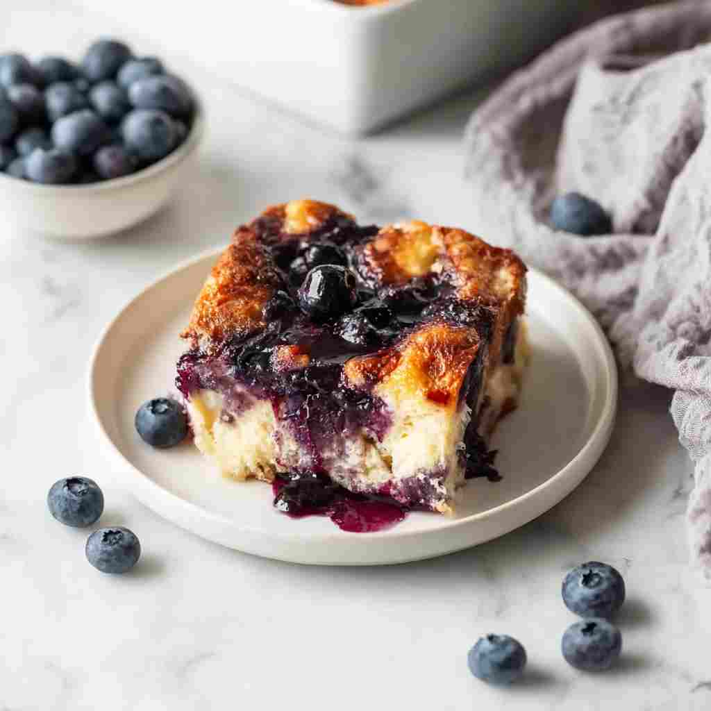 Blueberry French Toast Casserole