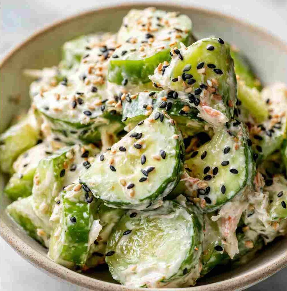 California Roll Cucumber Salad