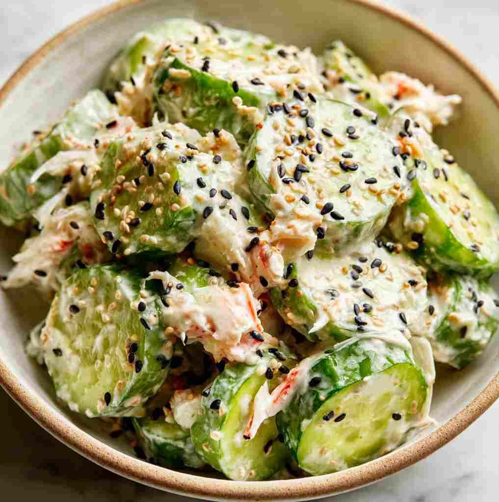 California Roll Cucumber Salad