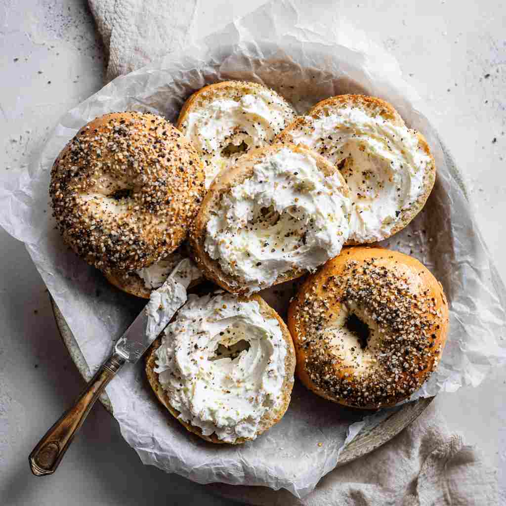 Cottage Cheese Protein Bagels