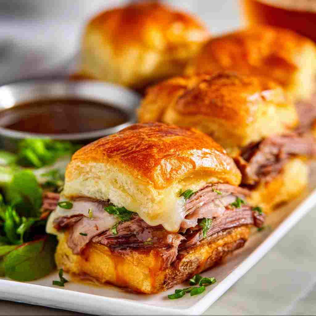Easy French Dip Sliders