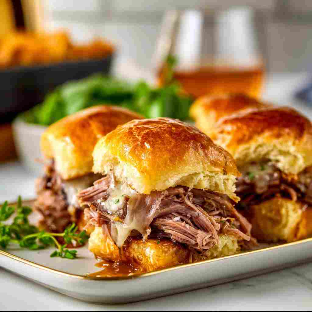 Easy French Dip Sliders