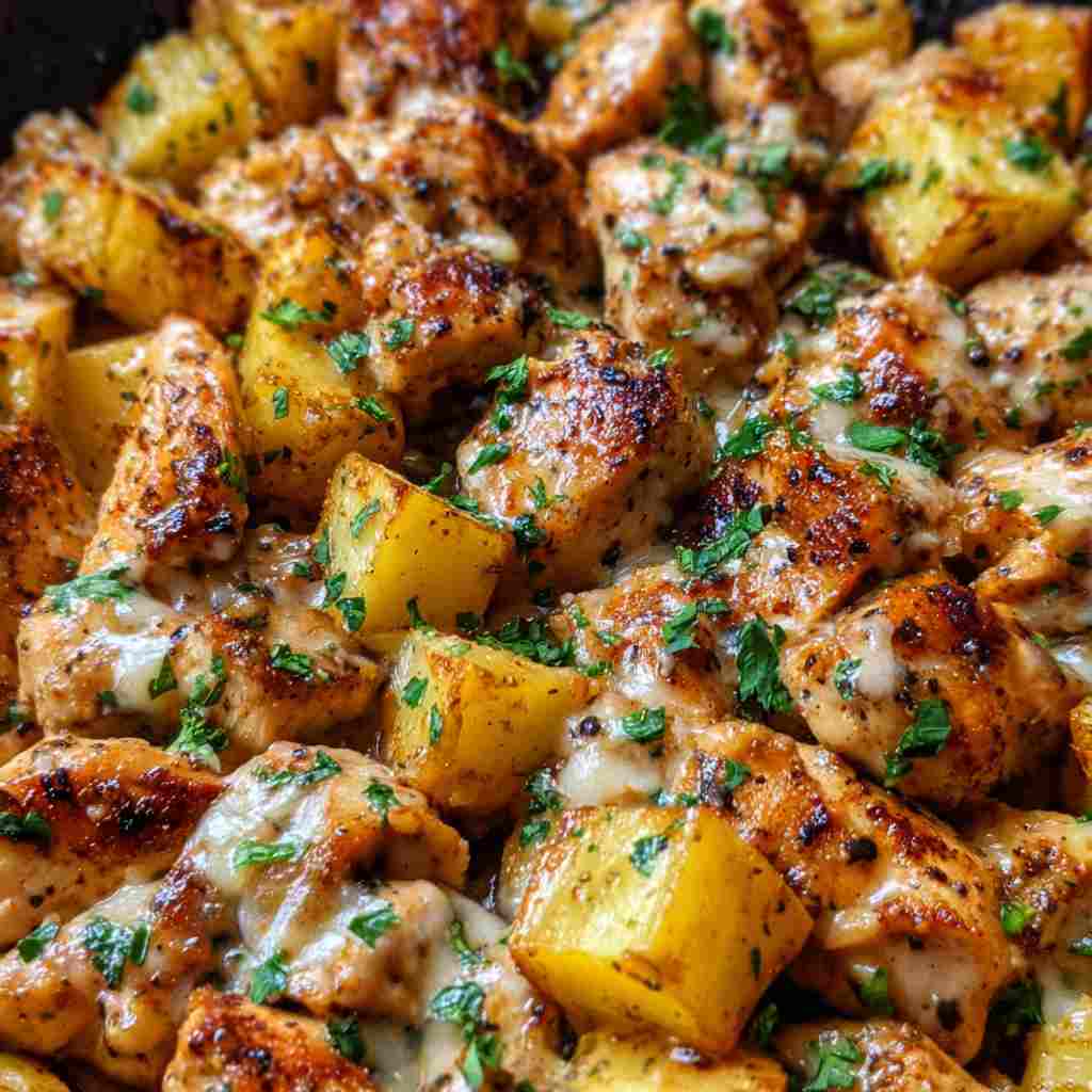 Garlic Parmesan Chicken and Potatoes