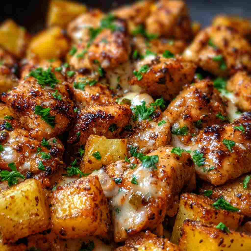 Garlic Parmesan Chicken and Potatoes