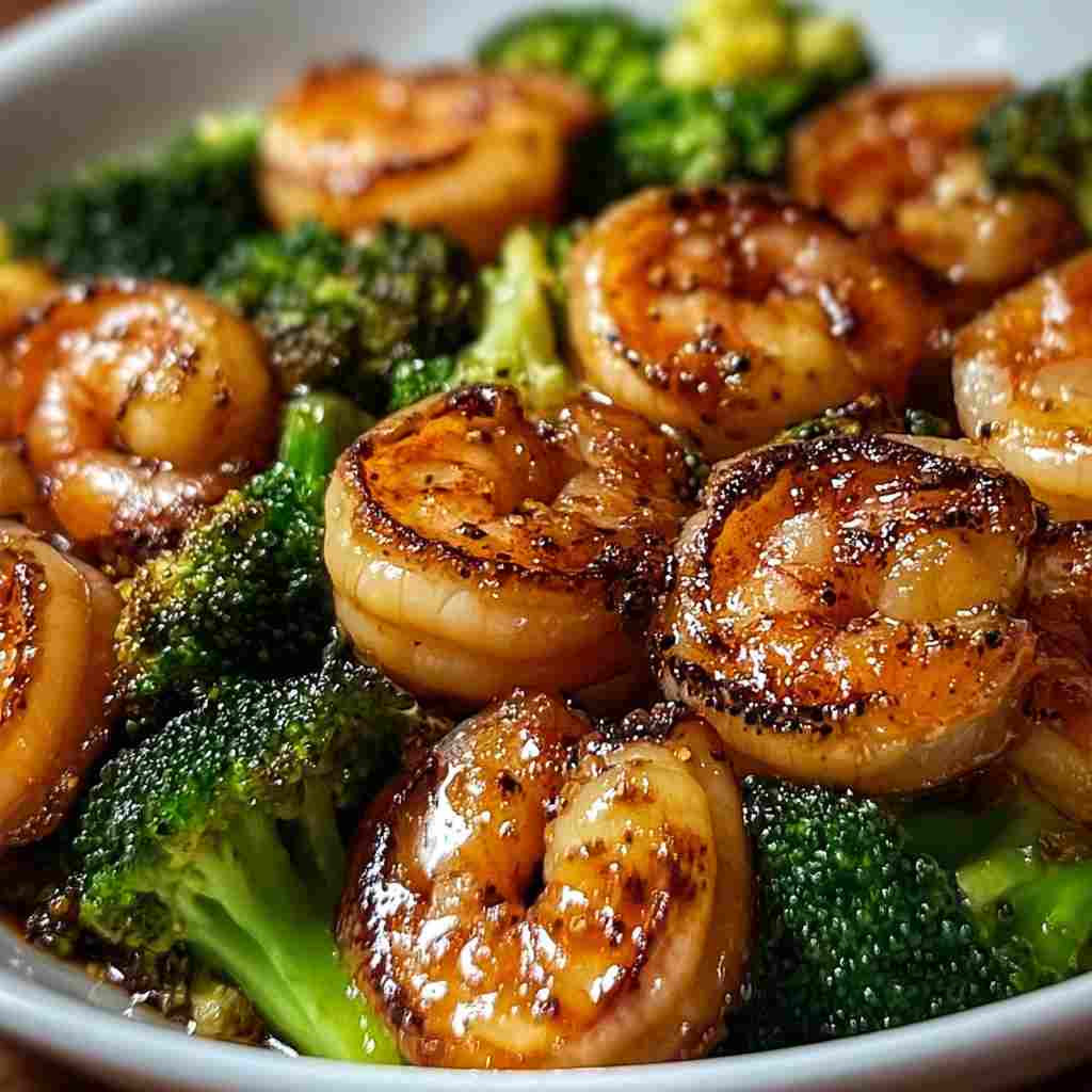 High-Protein Honey Garlic Shrimp