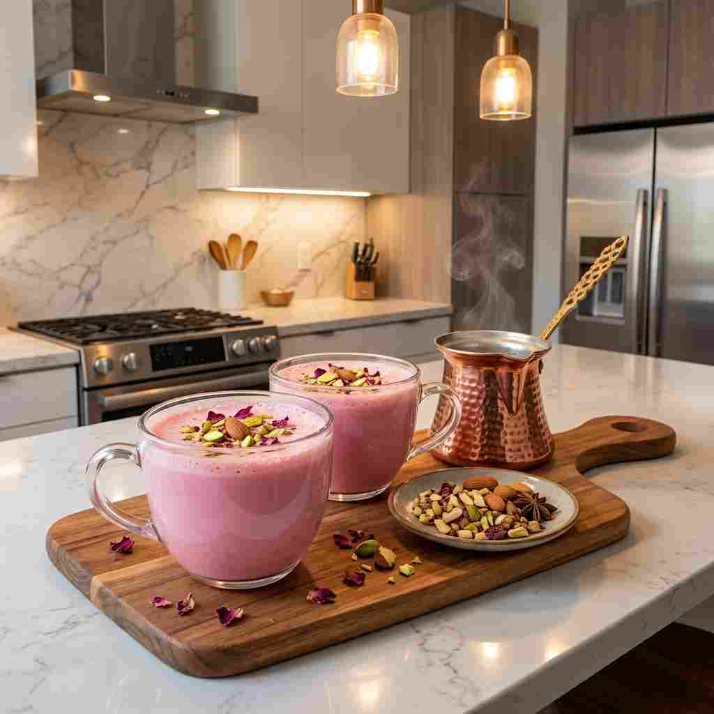 Kashmiri Pink Chai Recipe