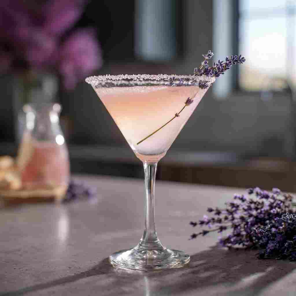 Lavender Lemon Drop Martini