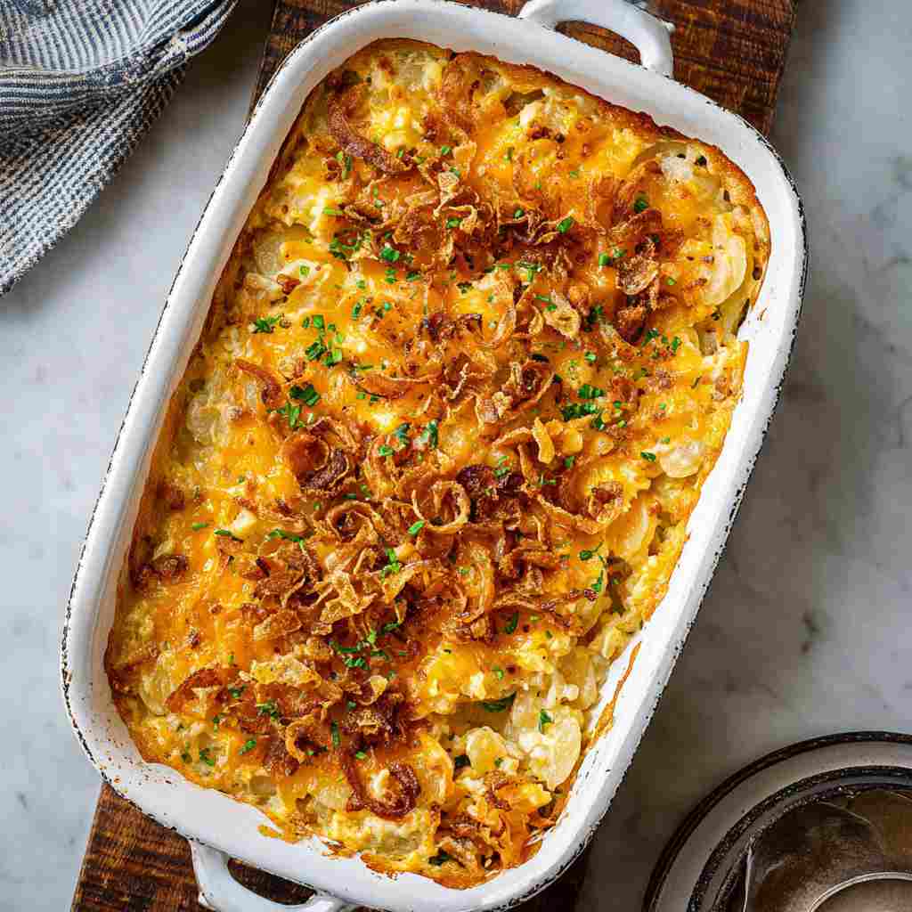 French Onion Funeral Potatoes