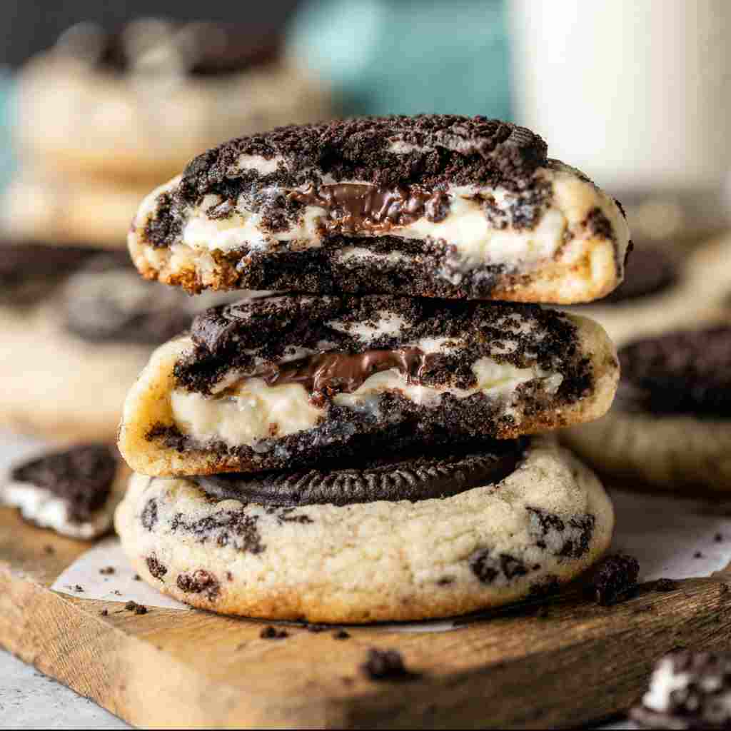 Oreo Cheesecake Cookies