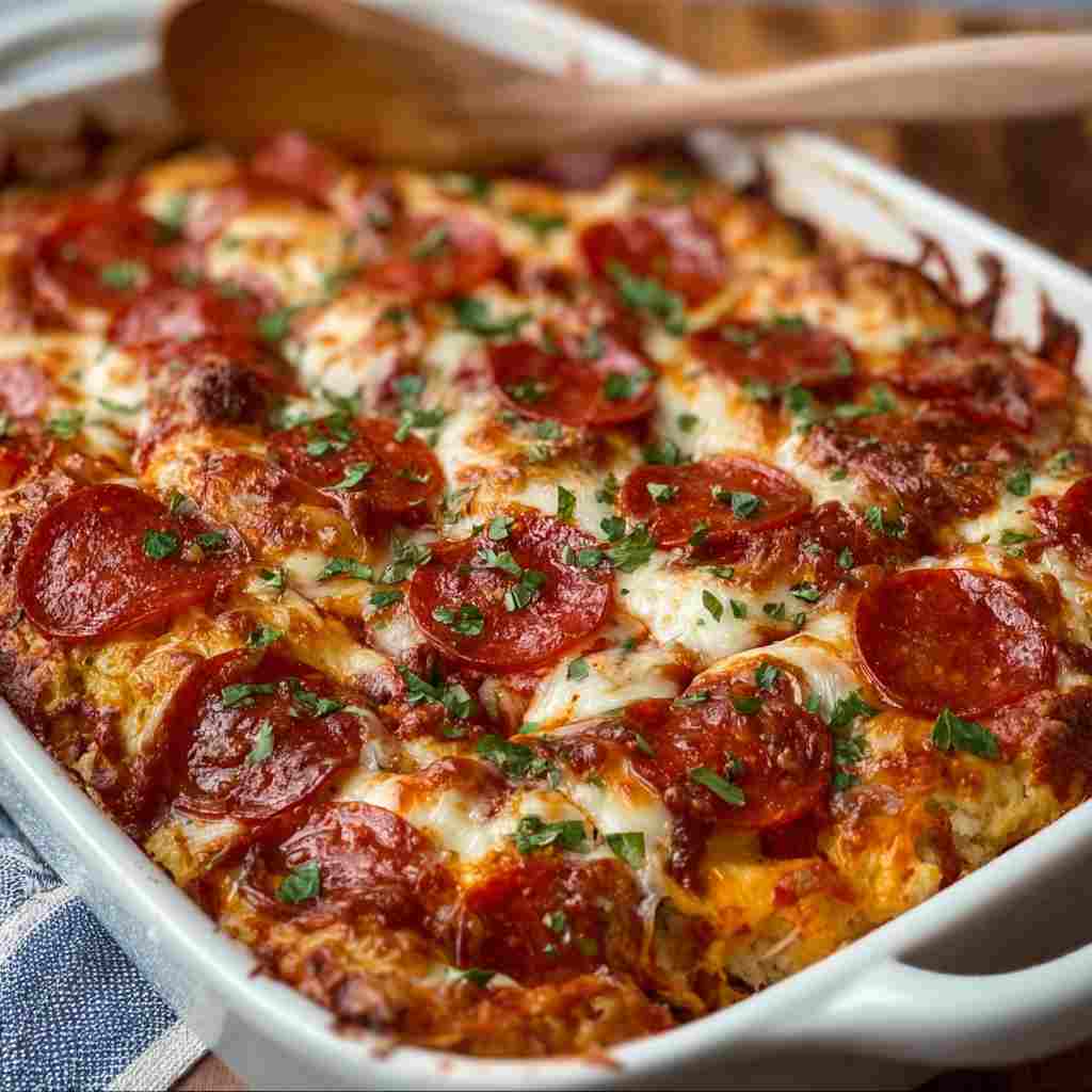 Biscuit Pizza Casserole