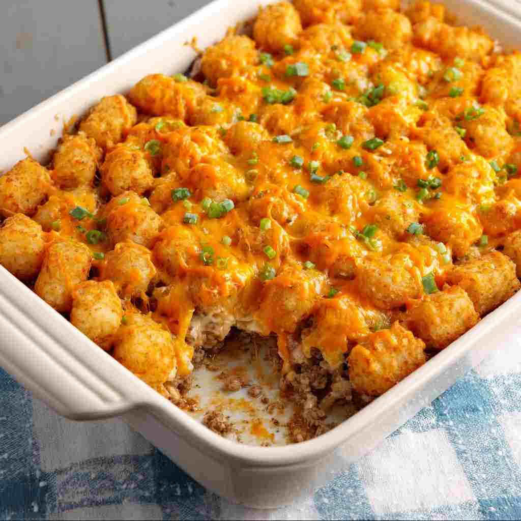Simple Tater Tot Casserole