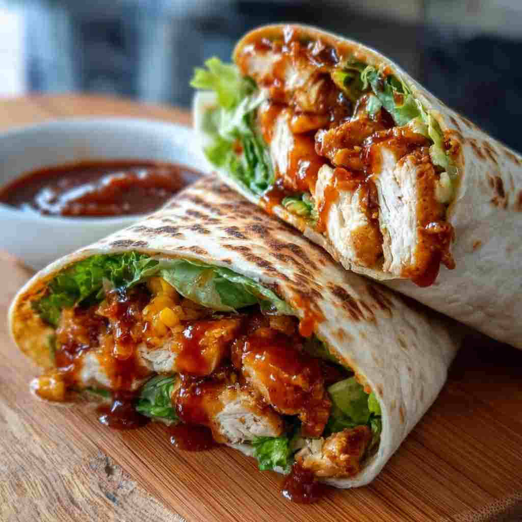 Sweet Chili Chicken Wraps