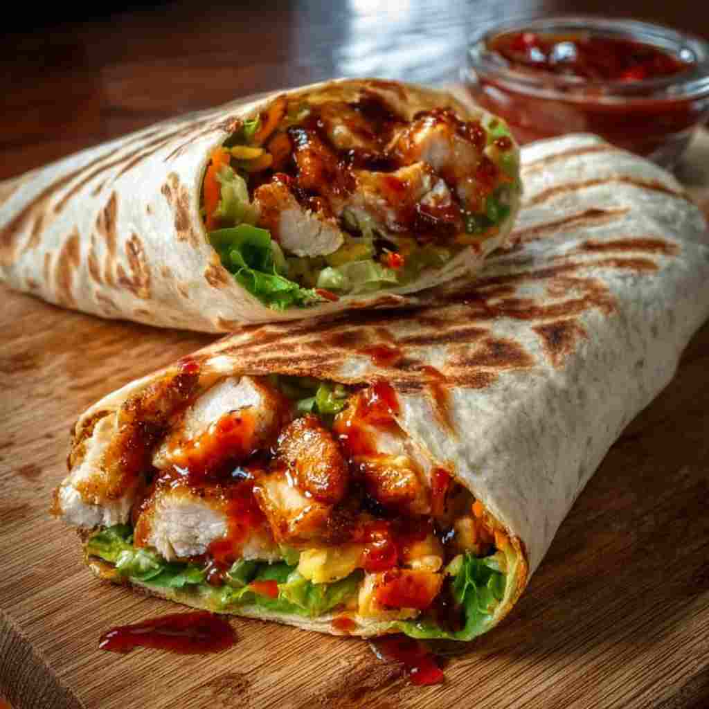 Sweet Chili Chicken Wraps