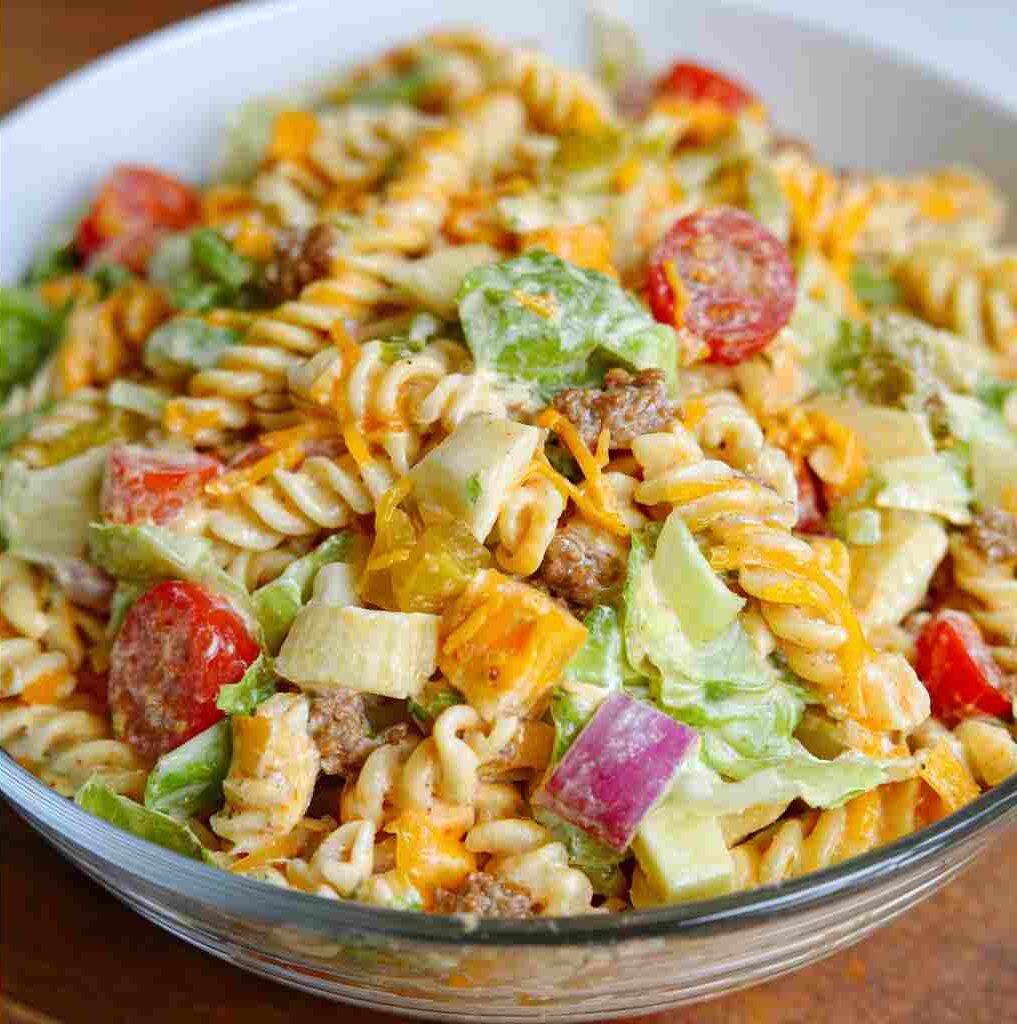 Big Mac Pasta Salad