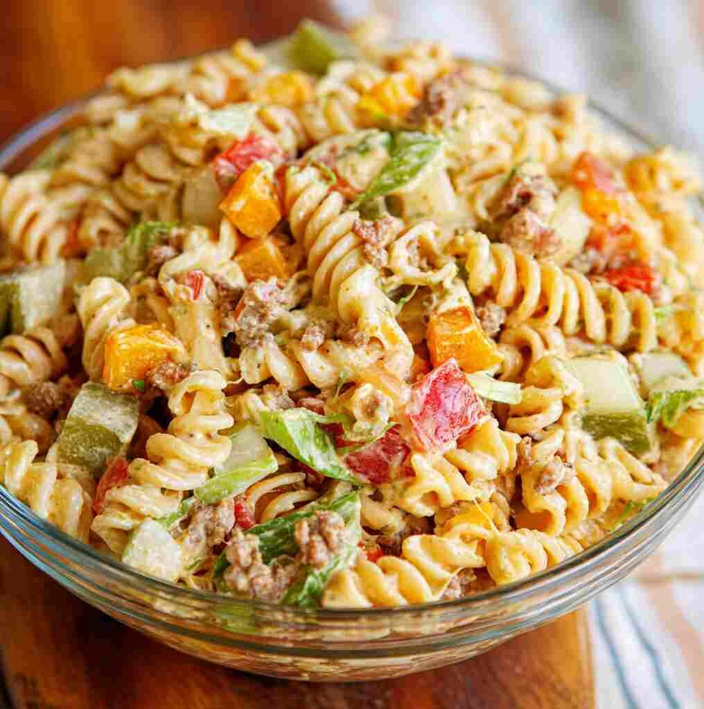 Big Mac Pasta Salad