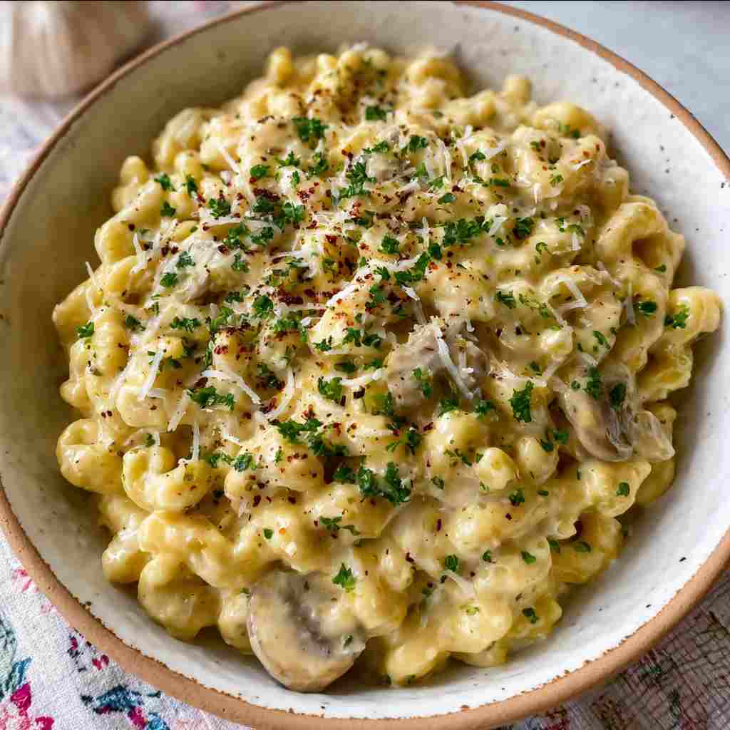 One Pot Creamy Garlic Pasta