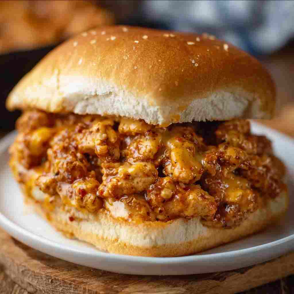 Cajun Chicken Sloppy Joes