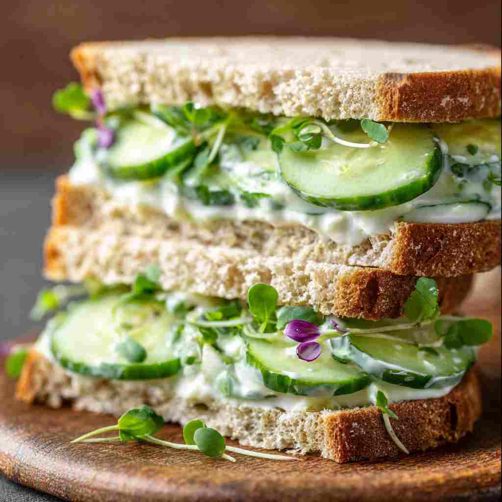 Cucumber Salad Sandwiches
