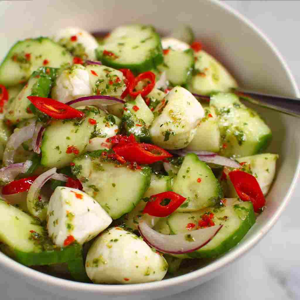 Cucumber Mozzarella Salad