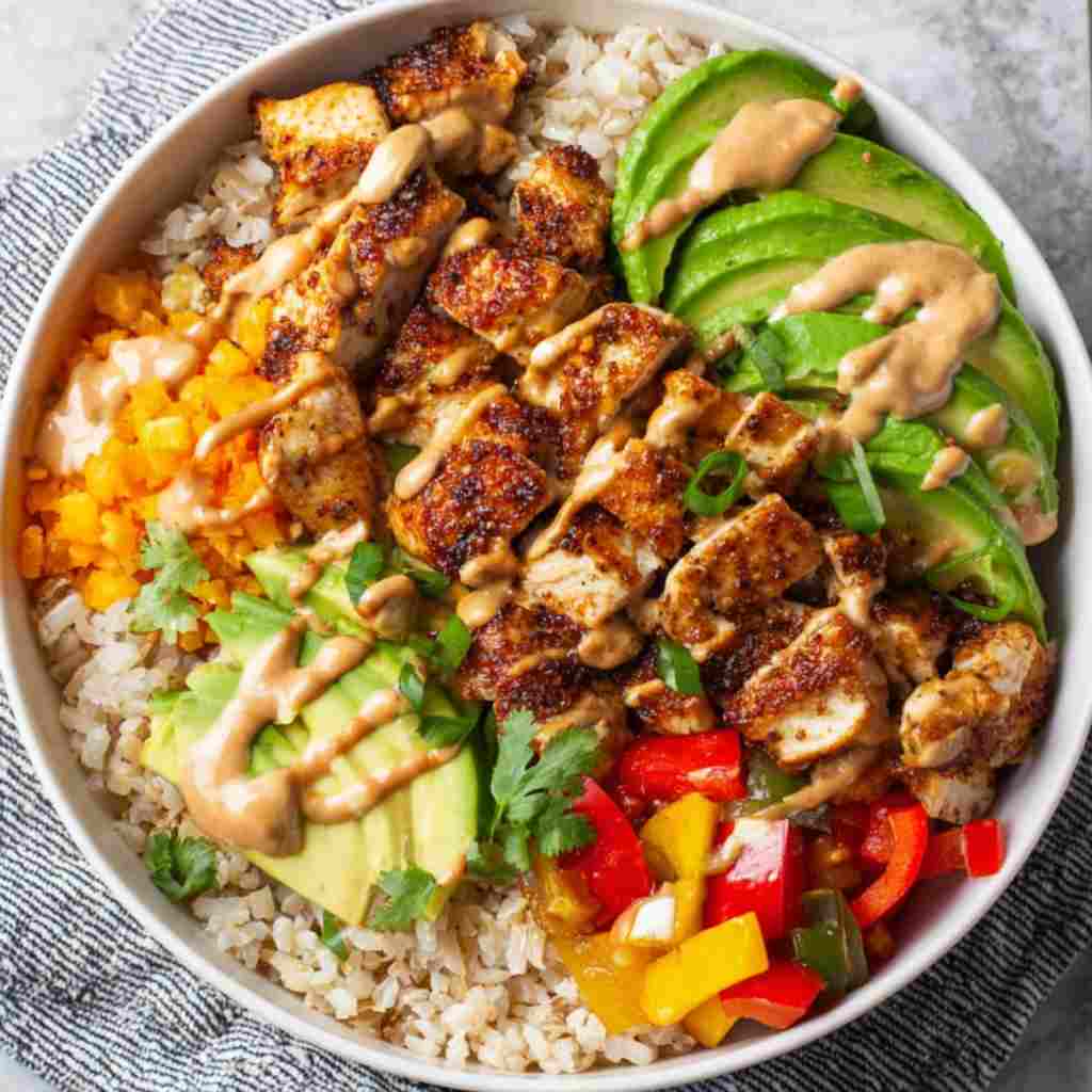 Cajun Chicken Rice Bowls