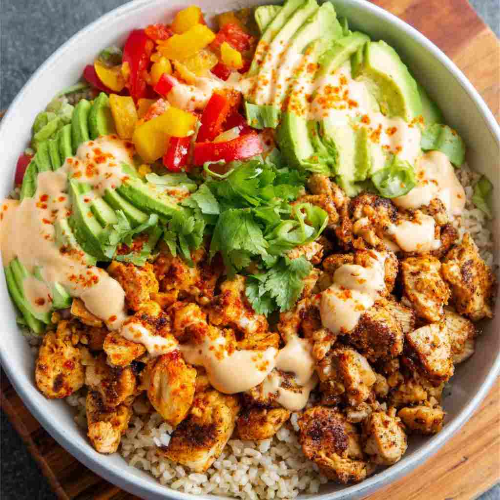 Cajun Chicken Rice Bowls