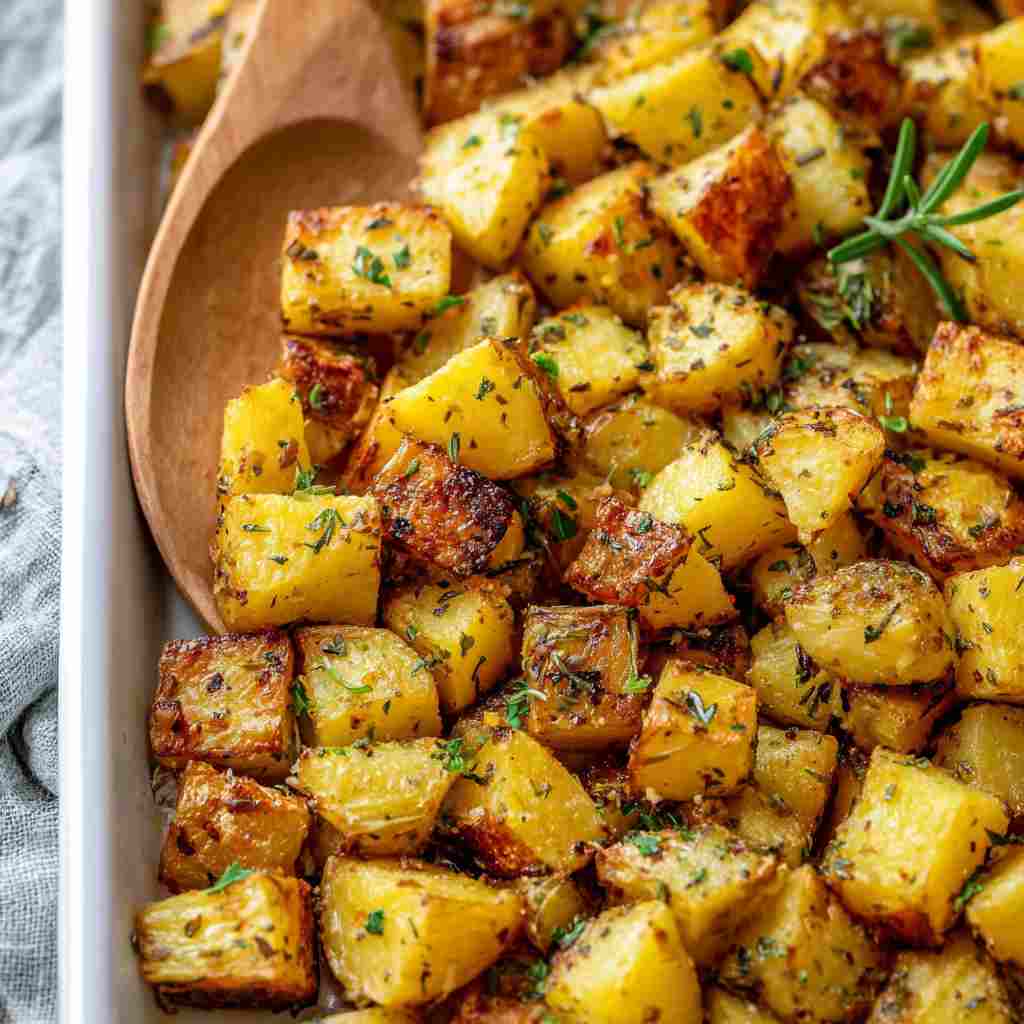 Garlic Herb Roasted Potato Skins