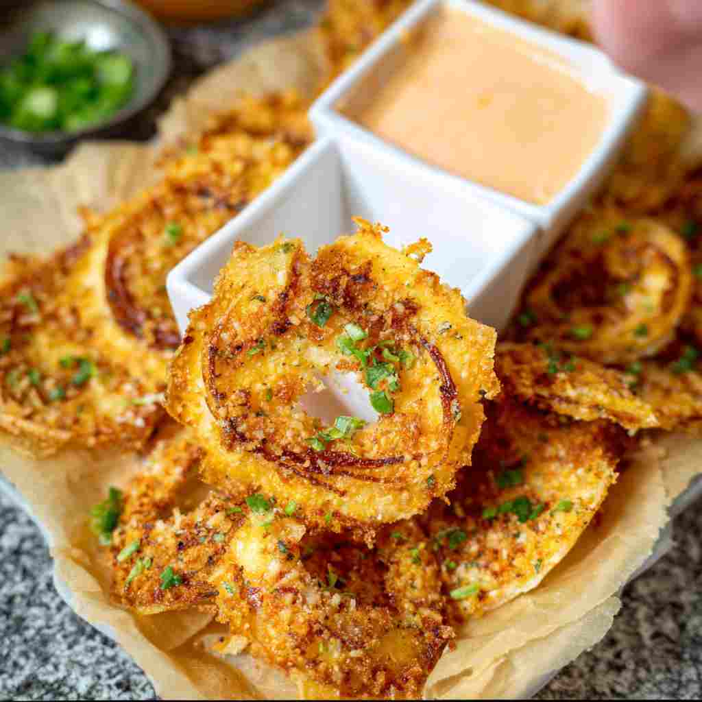 Parmesan Onion Ring Chips