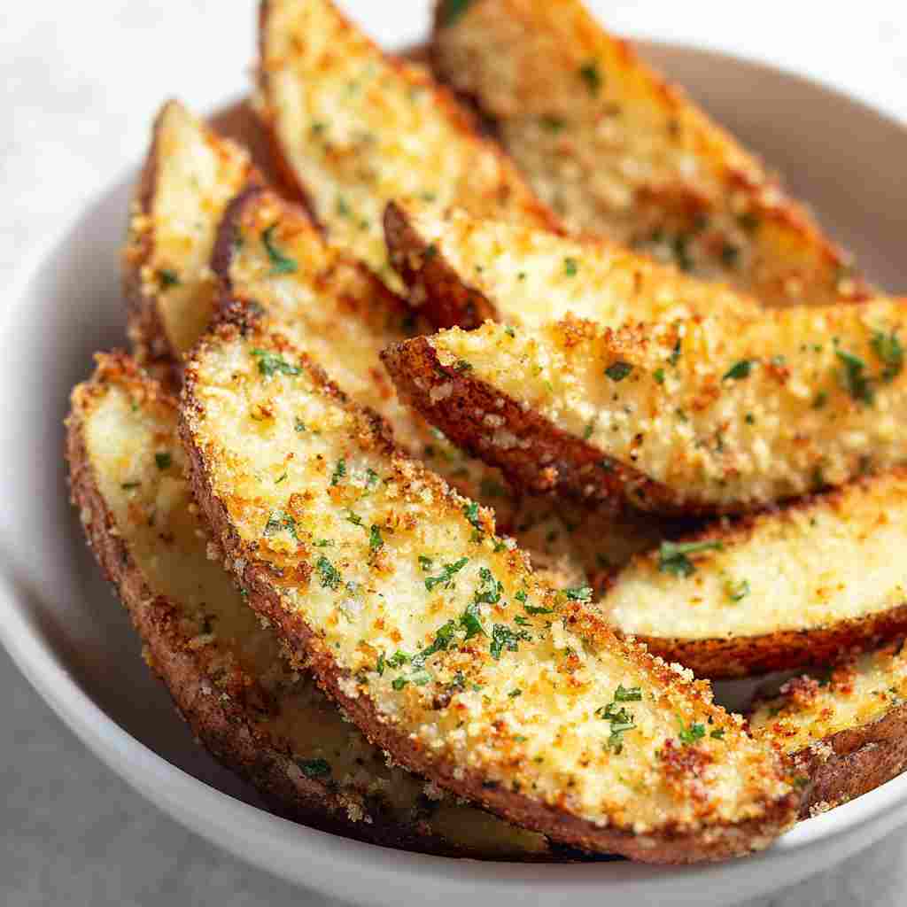 Garlic Parmesan Potato Wedges