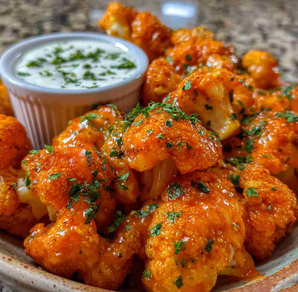 Buffalo Cauliflower Bites
