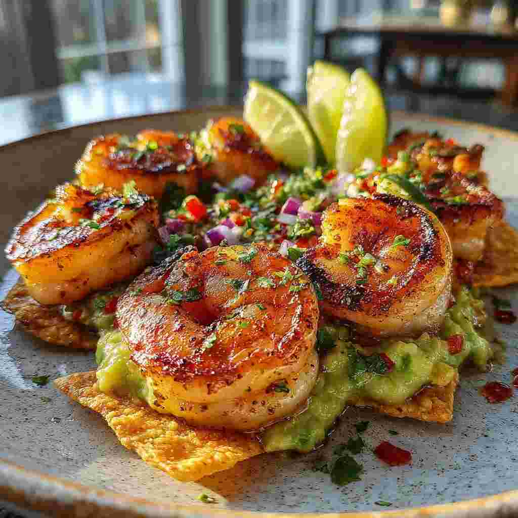 Easy Shrimp Guacamole Bites