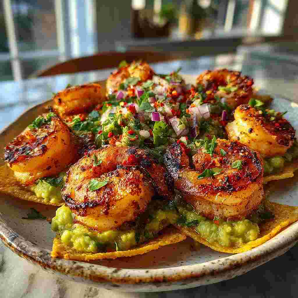 Easy Shrimp Guacamole Bites process
