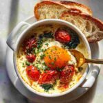 Mediterranean Baked Feta Eggs