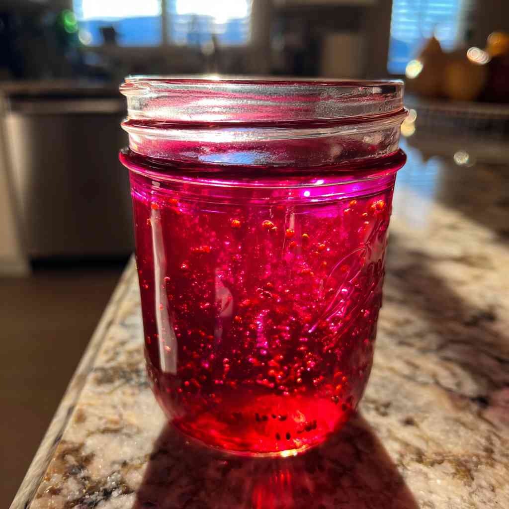 Rhubarb Vanilla Bean Jelly