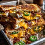 Roasted Jalapeno Popper Grilled Cheese